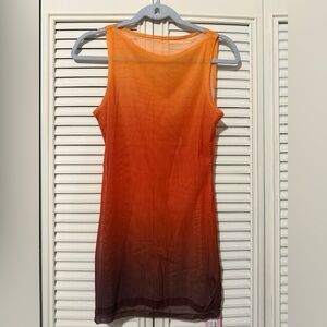 Micas Ombre Sleeveless bikini coverup dress